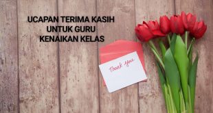 ucapan terima kasih untuk guru kenaikan kelas